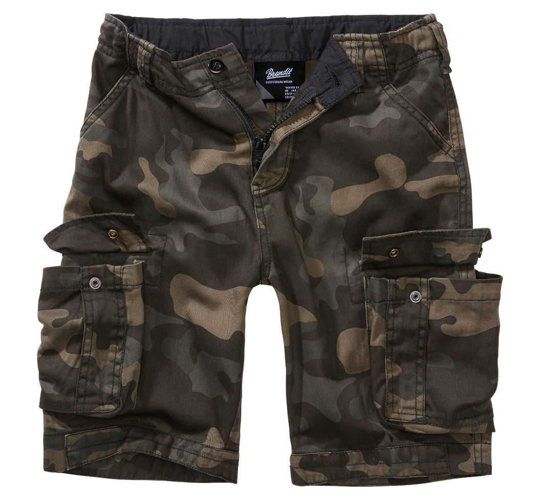 Korte broek met zakken en elastische tailleband - Groen - Maat 40-64 Korte broek met zakken en elastische tailleband - Groen - Maat 40-64