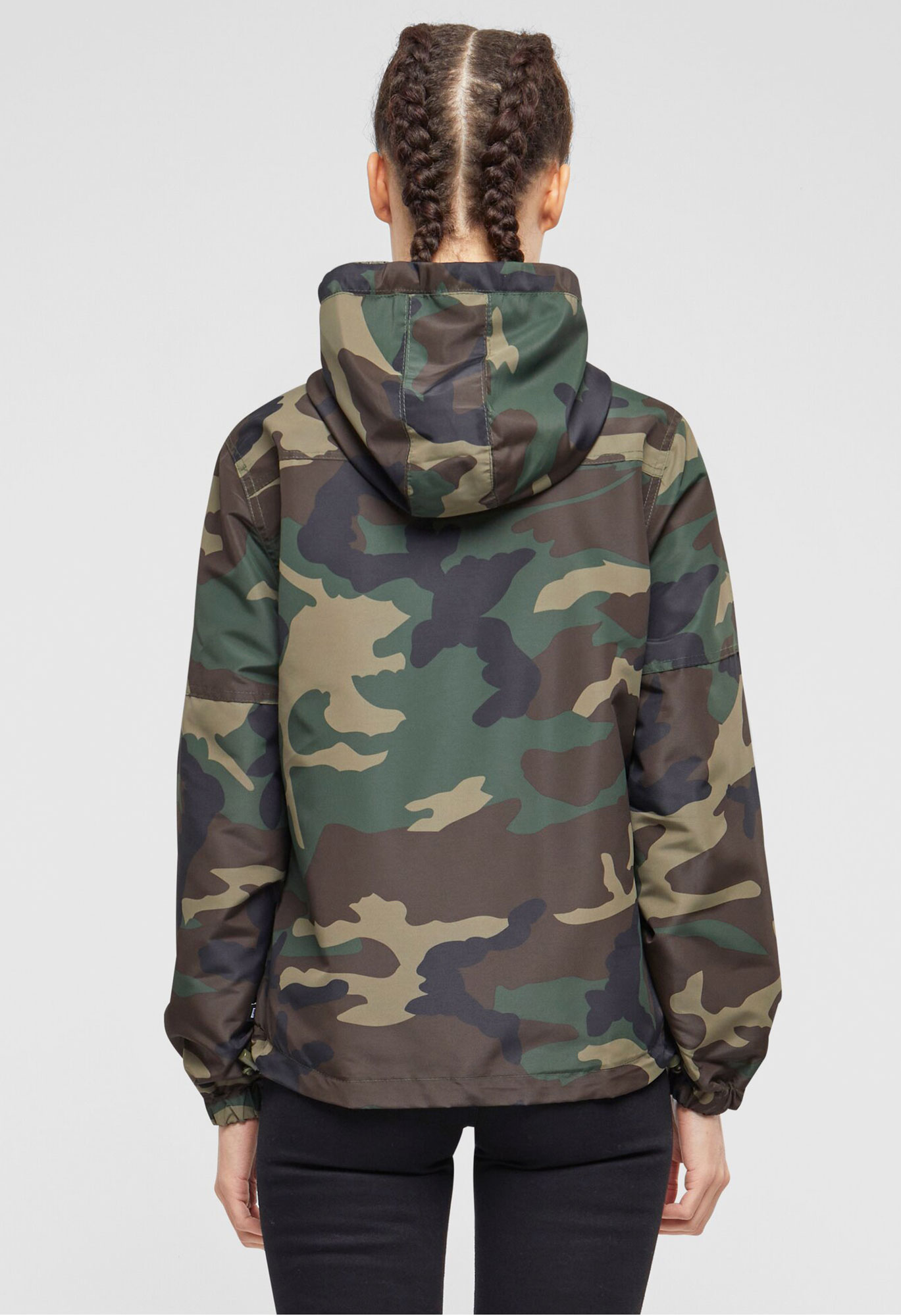 Women Summer Frontzip Windbreaker | woodland | 3XL