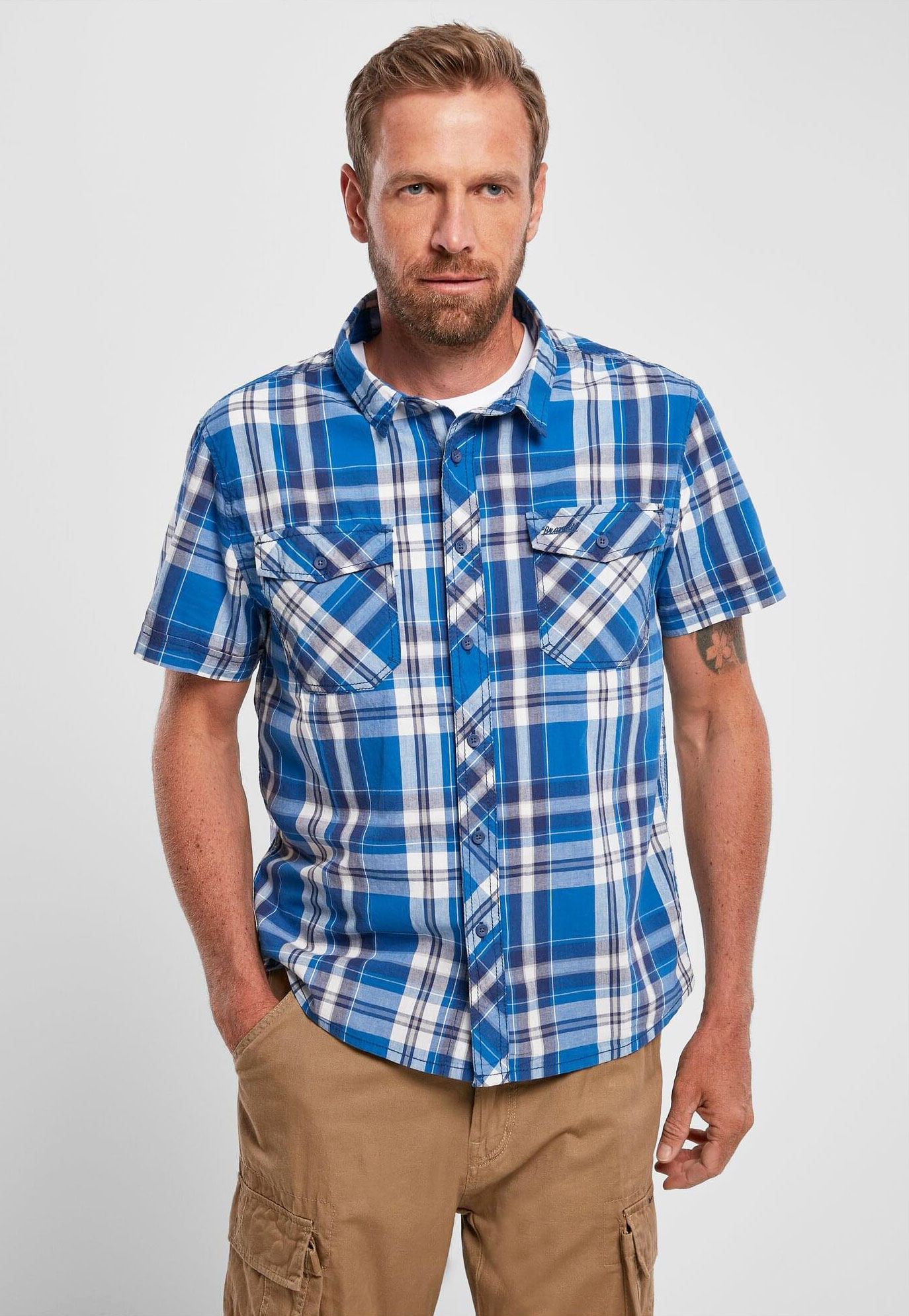 【関税込】BOTT (ボット) CHECKERBOARD SHORT SLEEVE SHIRT BoTT - Checkerboard Short Sleeve Shirt | HBX - Globally