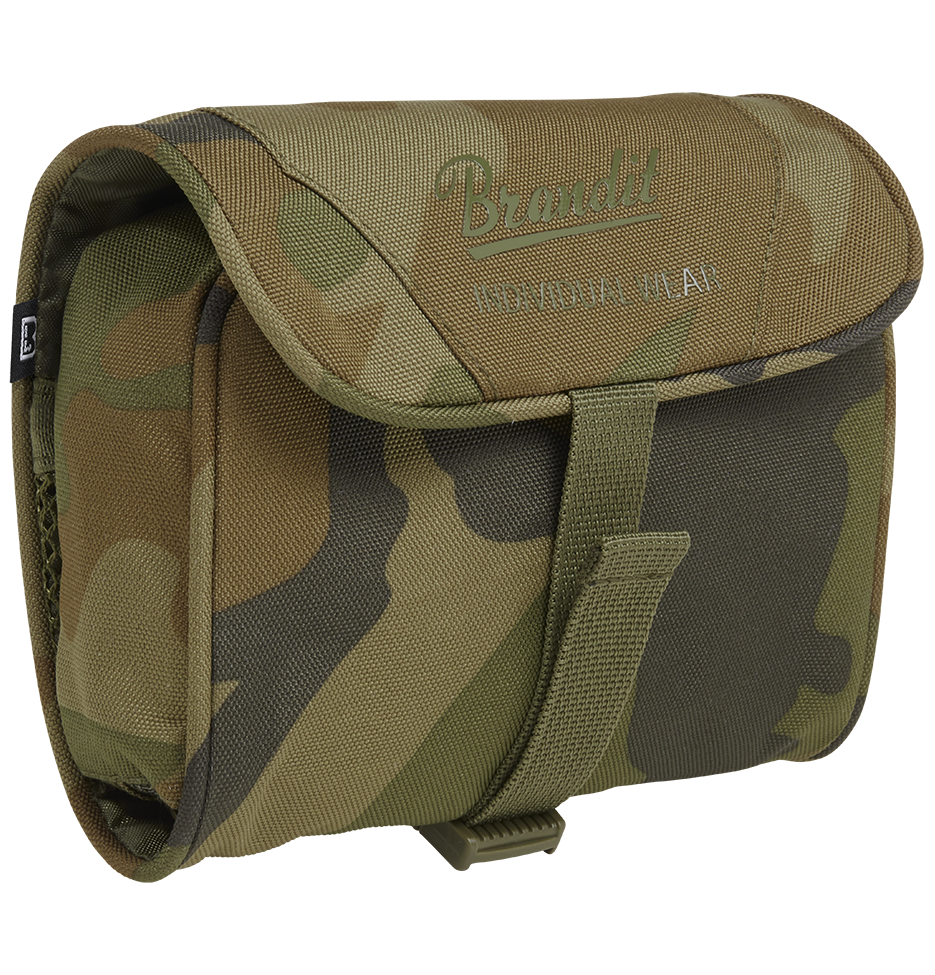 BRANDIT TOILETRY BAG MEDIUM WOODLAND | MILITARY RANGE BRANDIT TOILETRY BAG MEDIUM WOODLAND | MILITARY RANGE