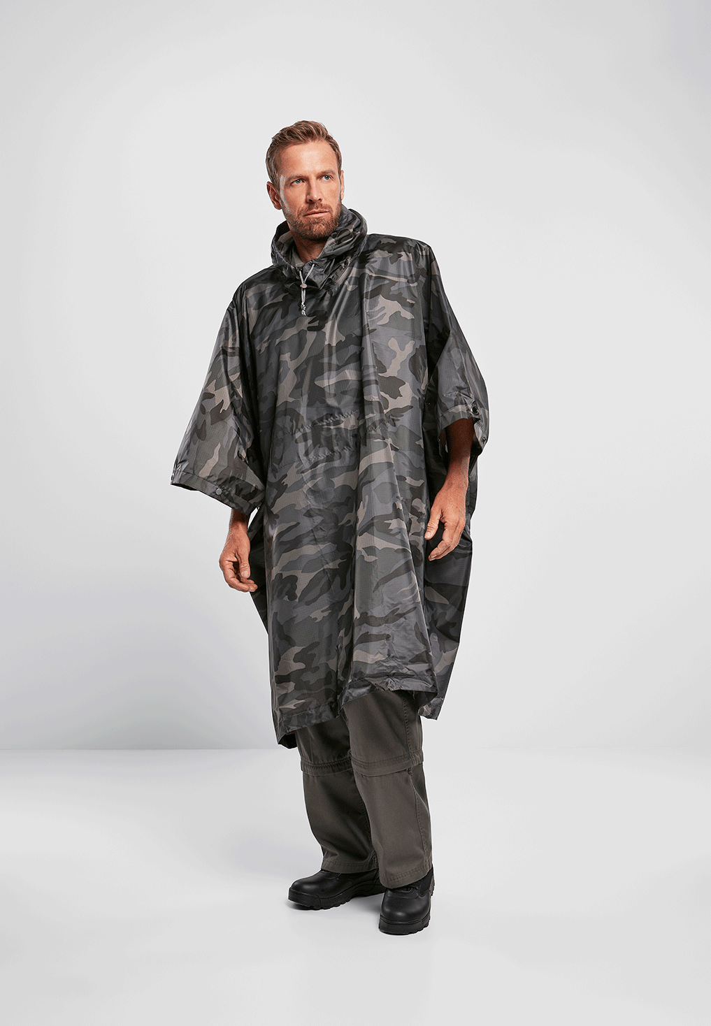 専用　OHGA  PONCHO Black Ripstop Poncho | darkcamo | OS | 3169.4.OS