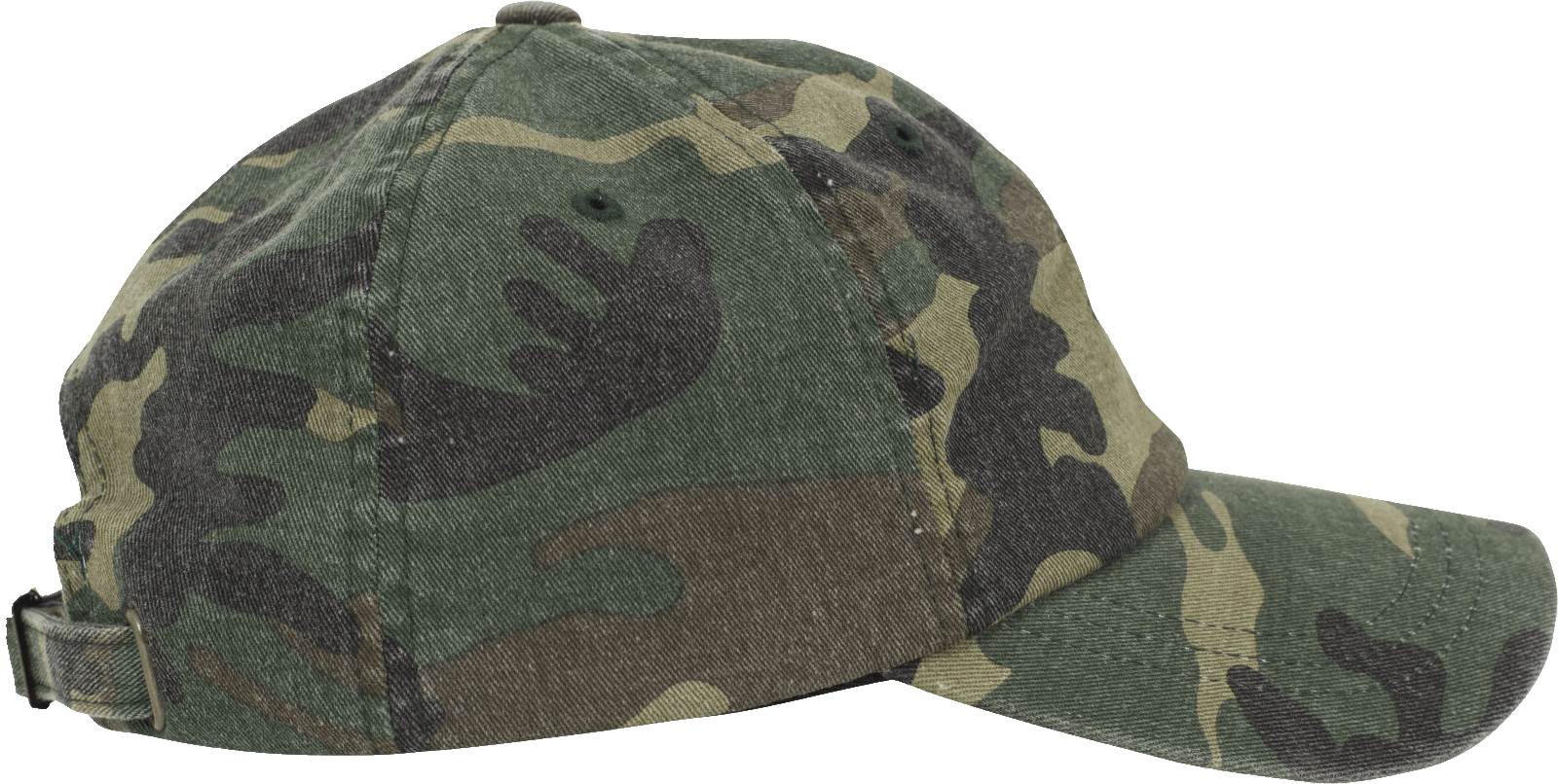 Low Profile Camo Washed Cap