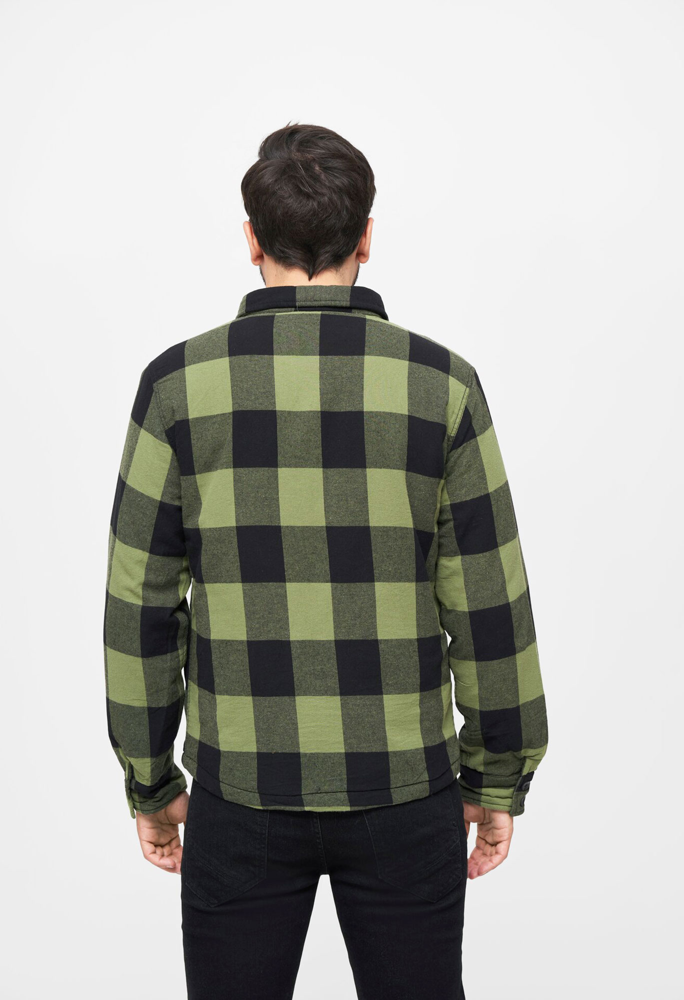 Lumber Jacket | black/olive gingham | 3XL | 9478.184.3XL