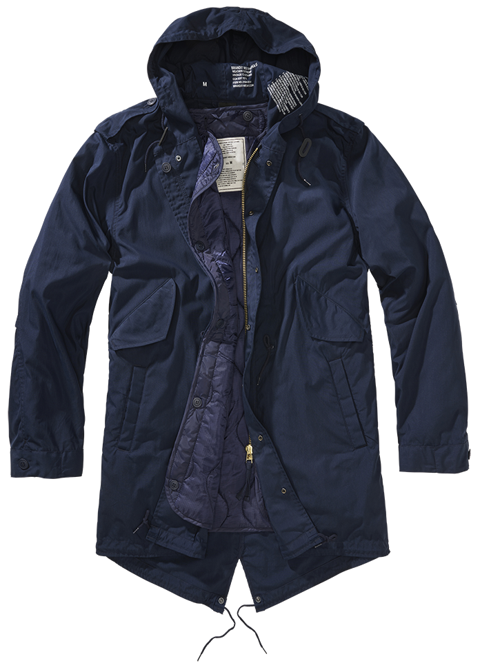 A.PRESSE × BIOTOP Swedish Navy Parka BW Parka Flag | navy | 52 | 3163.8.52
