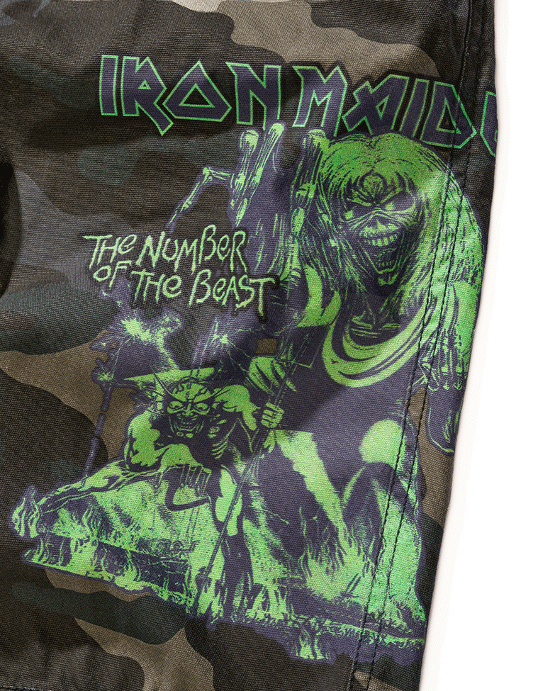 Iron Maiden Savage Shorts The Number of The Beast 