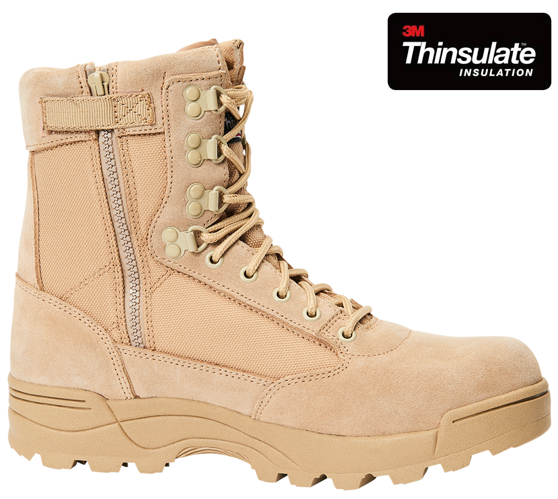 Tactical Boots Zipper