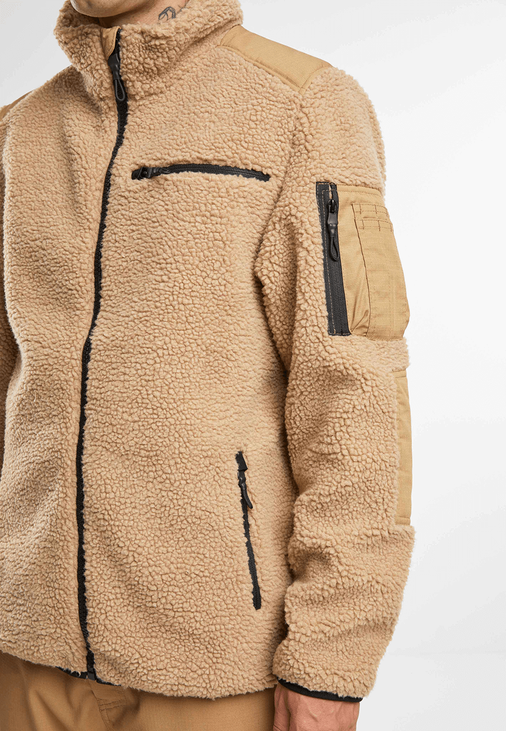 Men Ramble Teddyfleece Jacket | camel | XL | 5031.20070.XL Men Ramble Teddyfleece Jacket | camel | XL | 5031.20070.XL