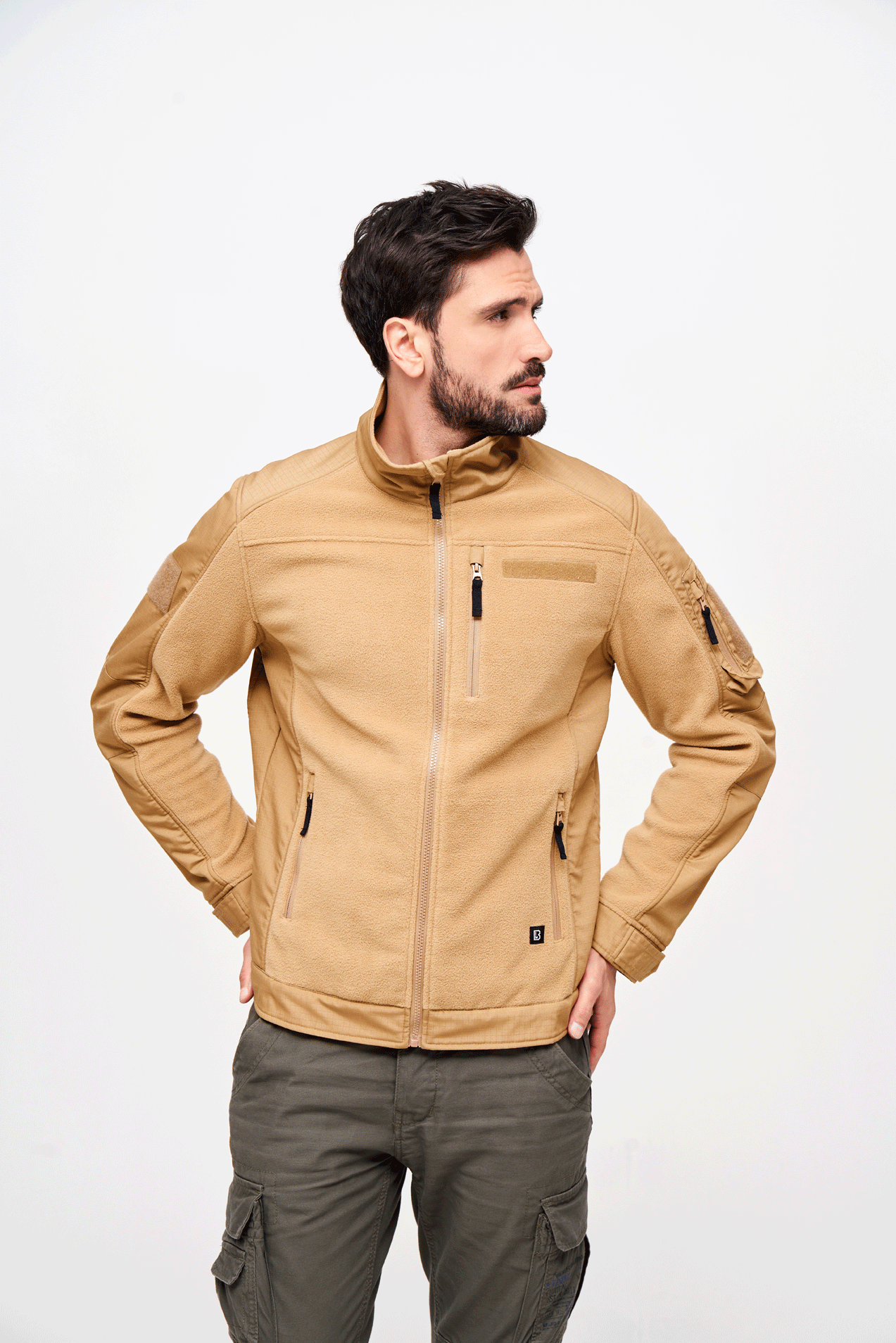 Fleece Ripstop Jacket | camel | 7XL | 5026.70.7XL