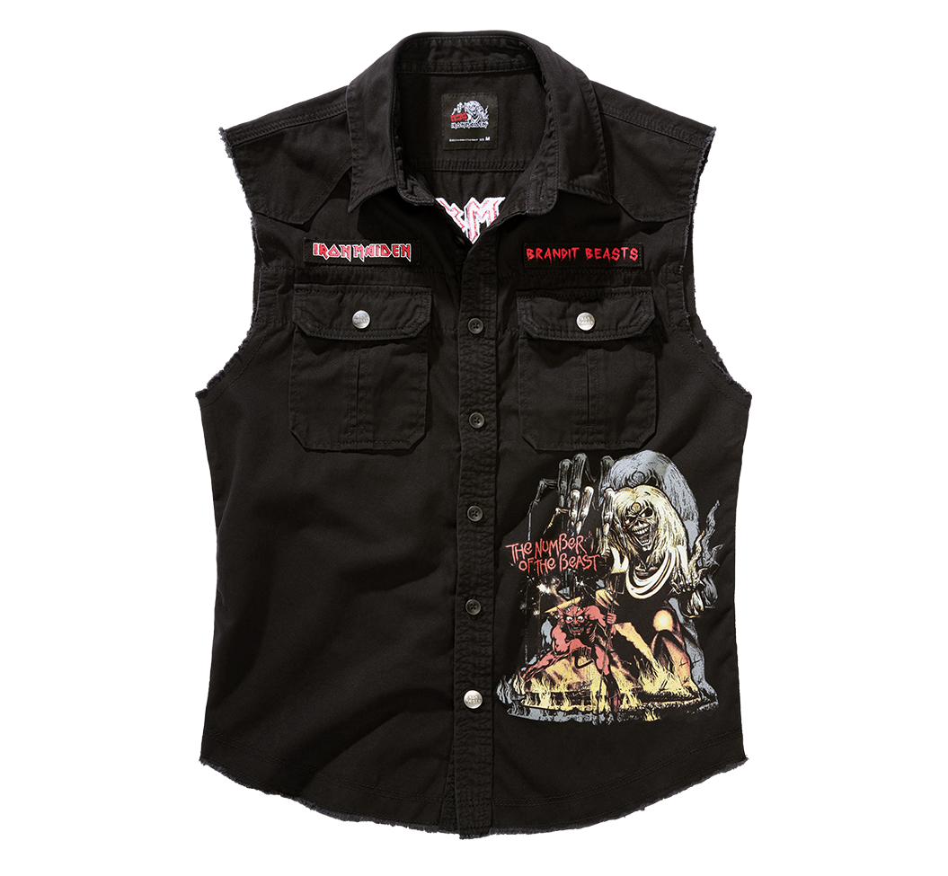 kraťasy pánské Iron Maiden - NOTB 2 - BRANDIT - 61052-black kraťasy pánské Iron Maiden - NOTB 2 - BRANDIT - 61052-black