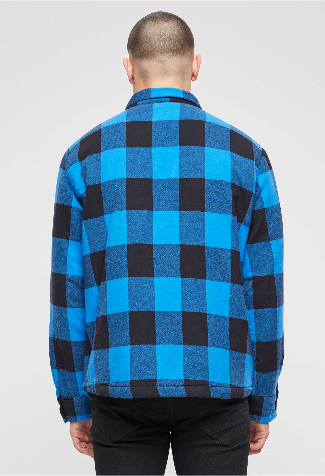 Lumber Jacket | black/blue gingham | 7XL | 9478.183.7XL