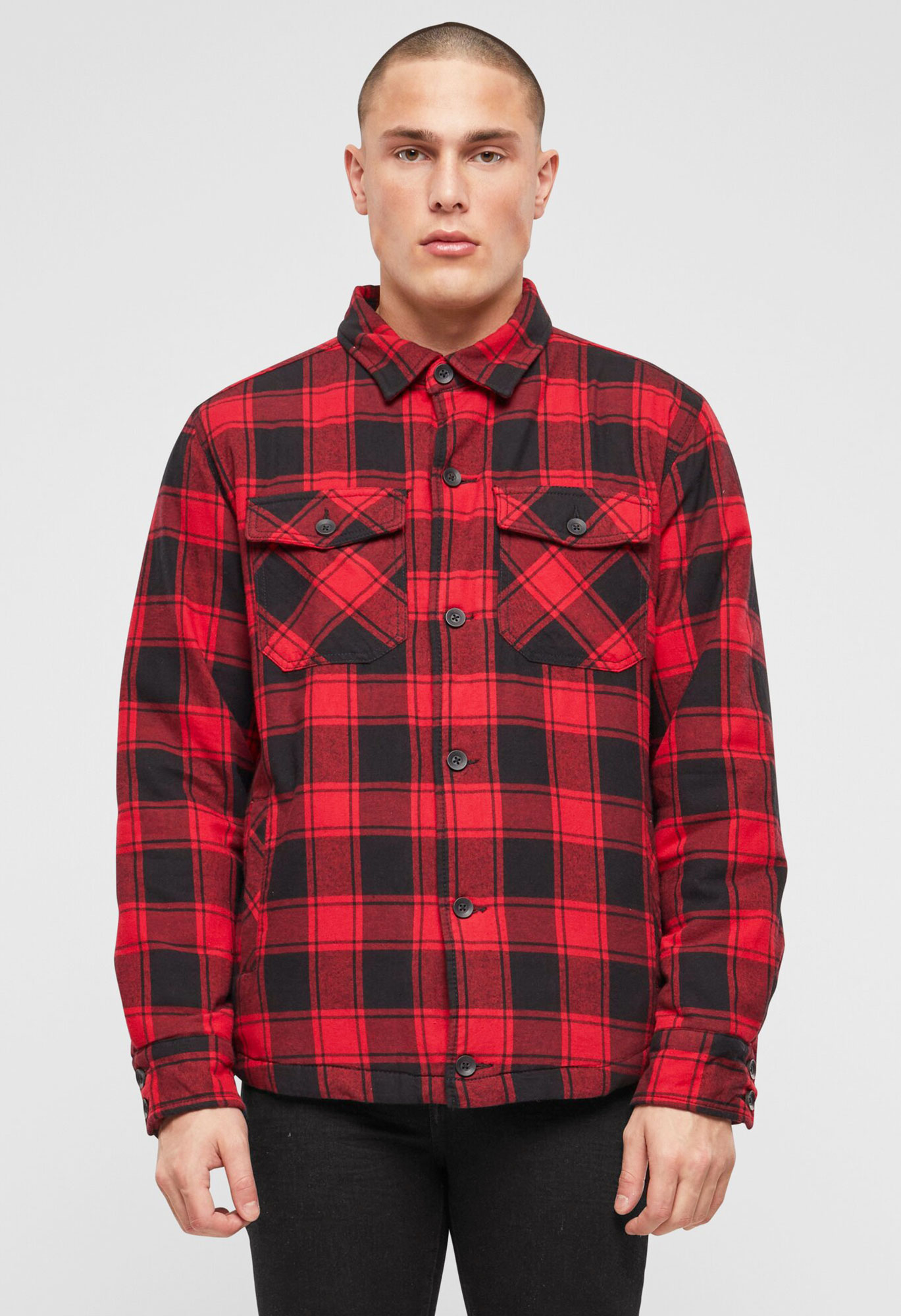 Lumber Jacket | red/black checkered | 5XL | 9478.41.5XL