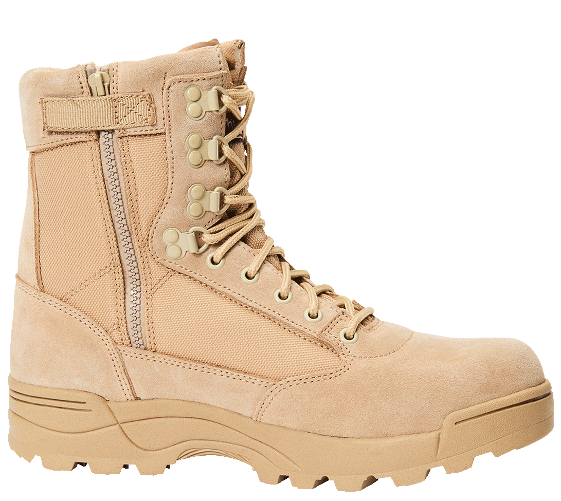 Tactical Boots Zipper