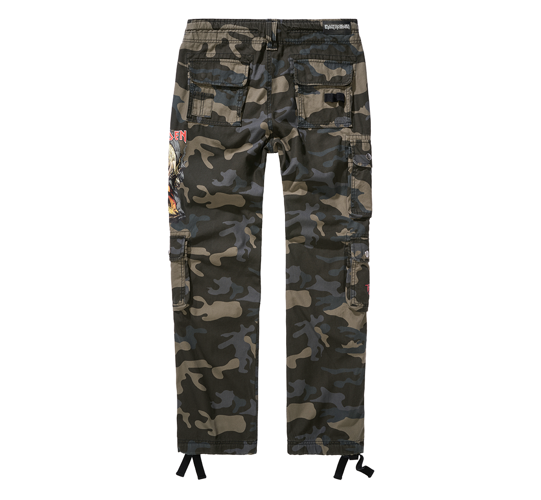 Brandit Pure Slim Fit Cargo Trousers Dark Camo main image 1